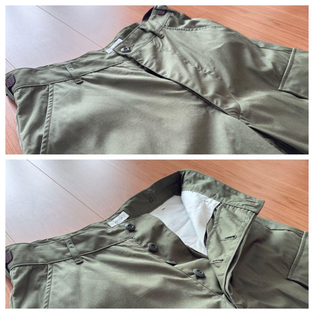 【3.3万円!美品】CIOTA スビンコットンジャングルファティーグパンツ 4緑