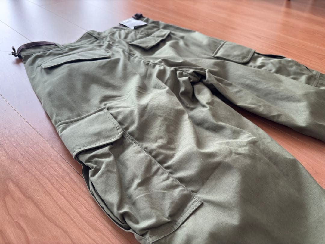 【3.3万円!美品】CIOTA スビンコットンジャングルファティーグパンツ 4緑
