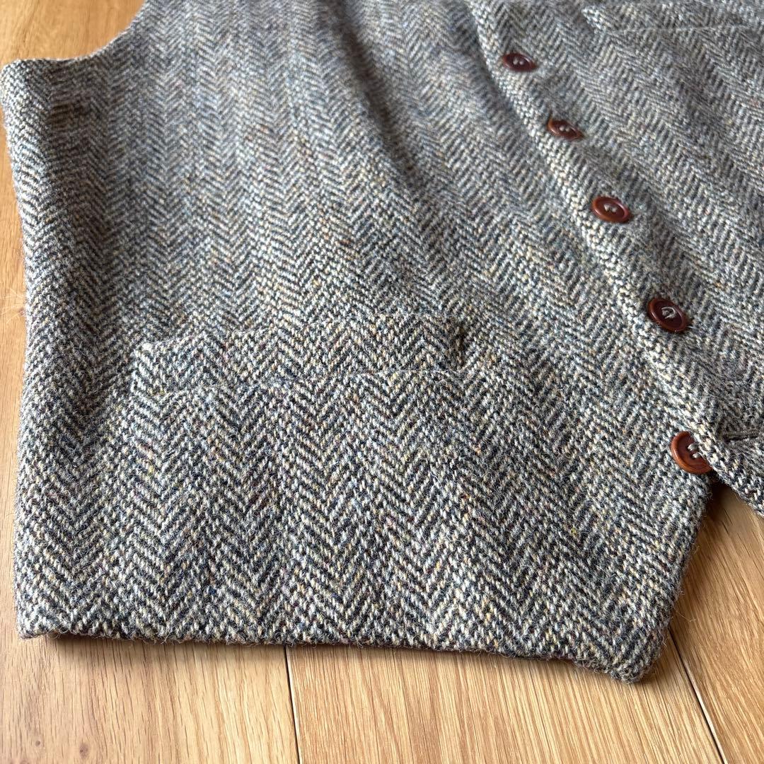MITSUMINE ハリスツイードベスト　イタリア製