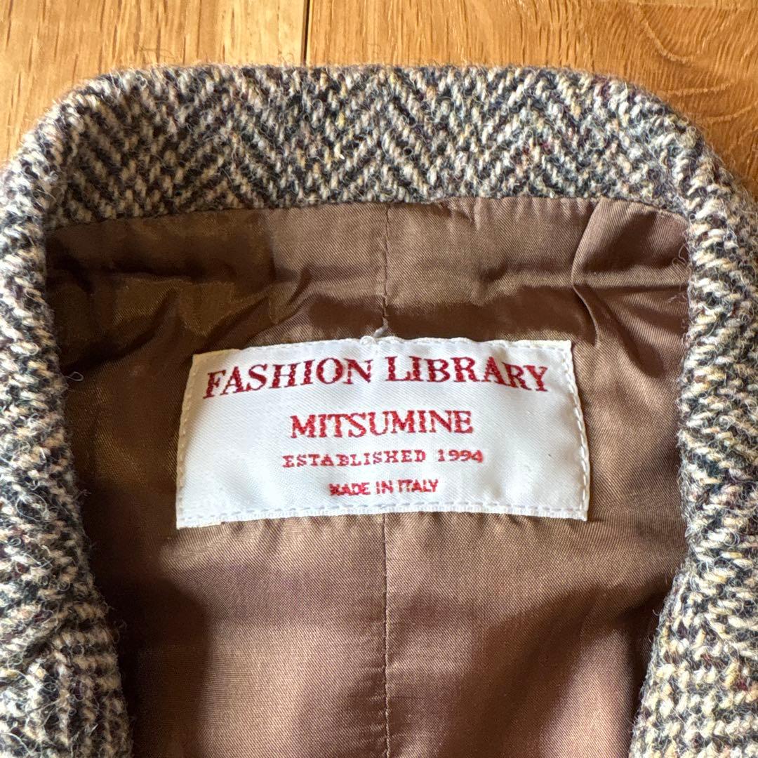 MITSUMINE ハリスツイードベスト　イタリア製