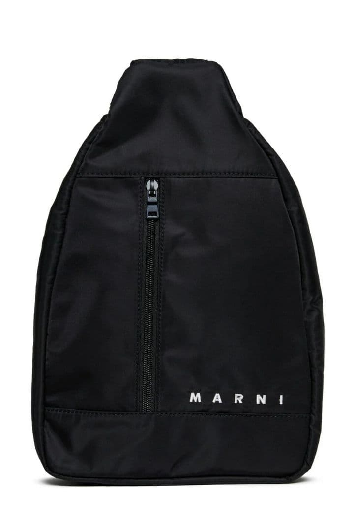 大人もOK! Marni マルニ . ロゴ ワンショルダー ボディバッグ