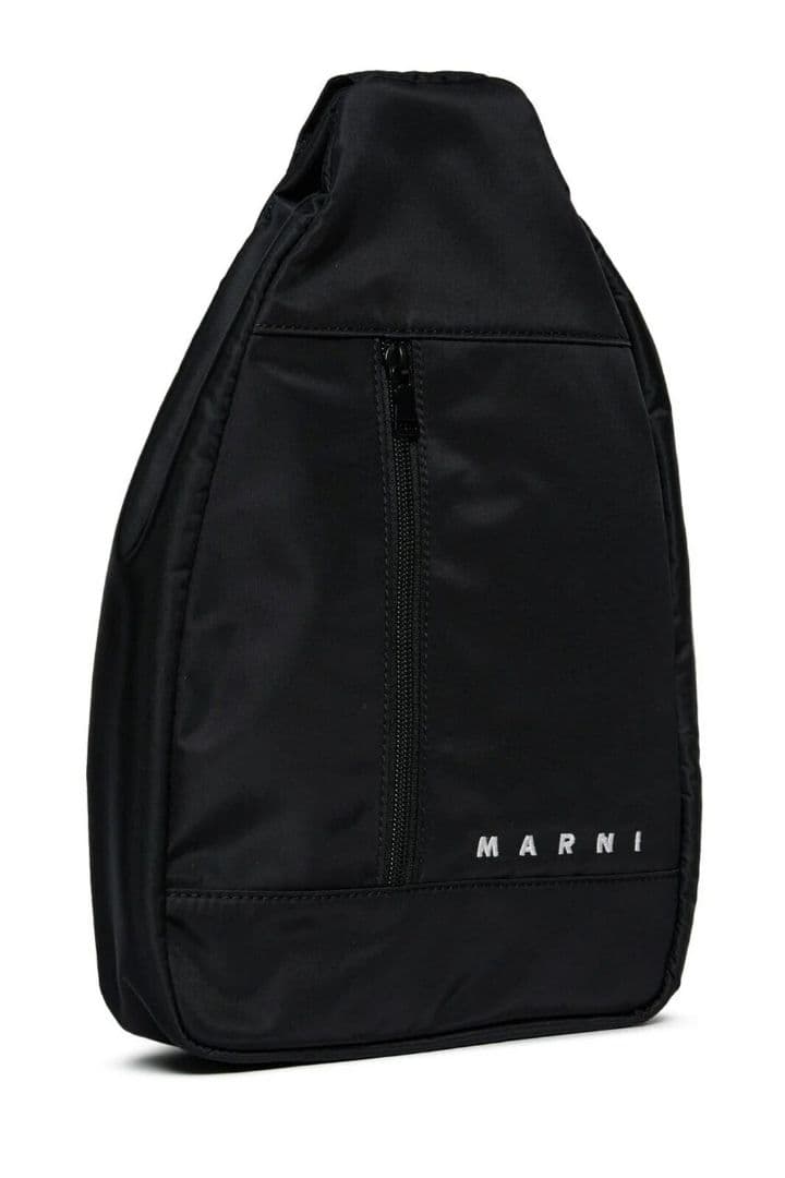 大人もOK! Marni マルニ . ロゴ ワンショルダー ボディバッグ