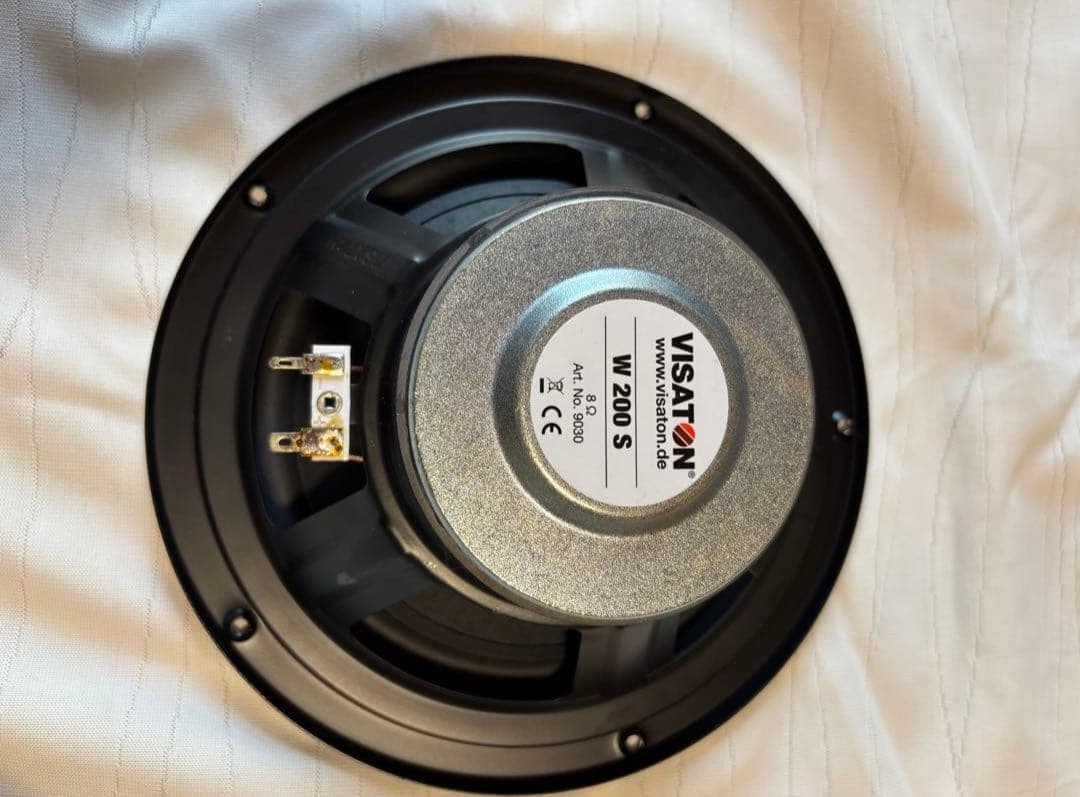 Visaton 20cm W200S＋D-50 バックロードホーンスピーカー