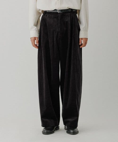 ADAM ET ROPE'　コーデュロイ バギー スラックス