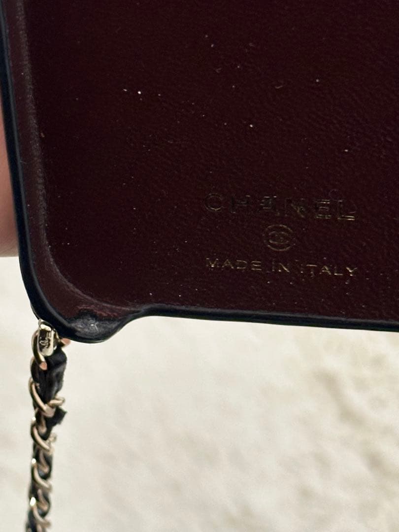 半額以下 CHANEL シャネル iPhone14 Proケース ブラック