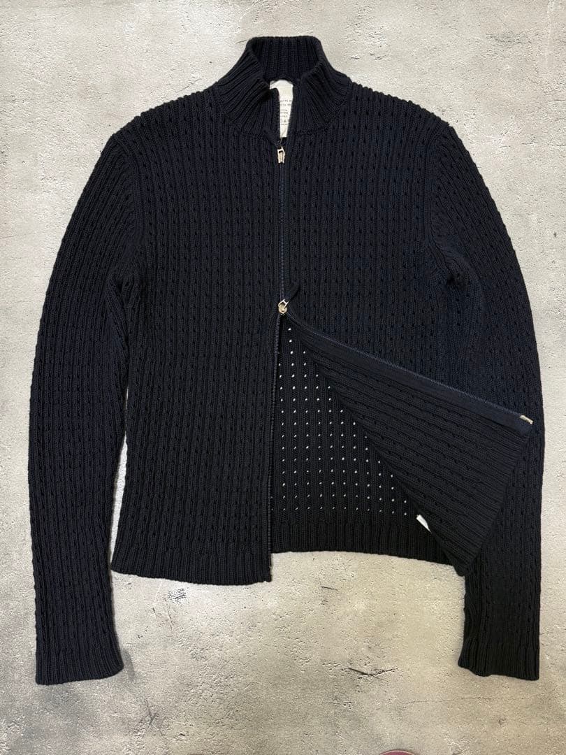 希少 イタリア製 Burberry Prorsum ドライバーズニット