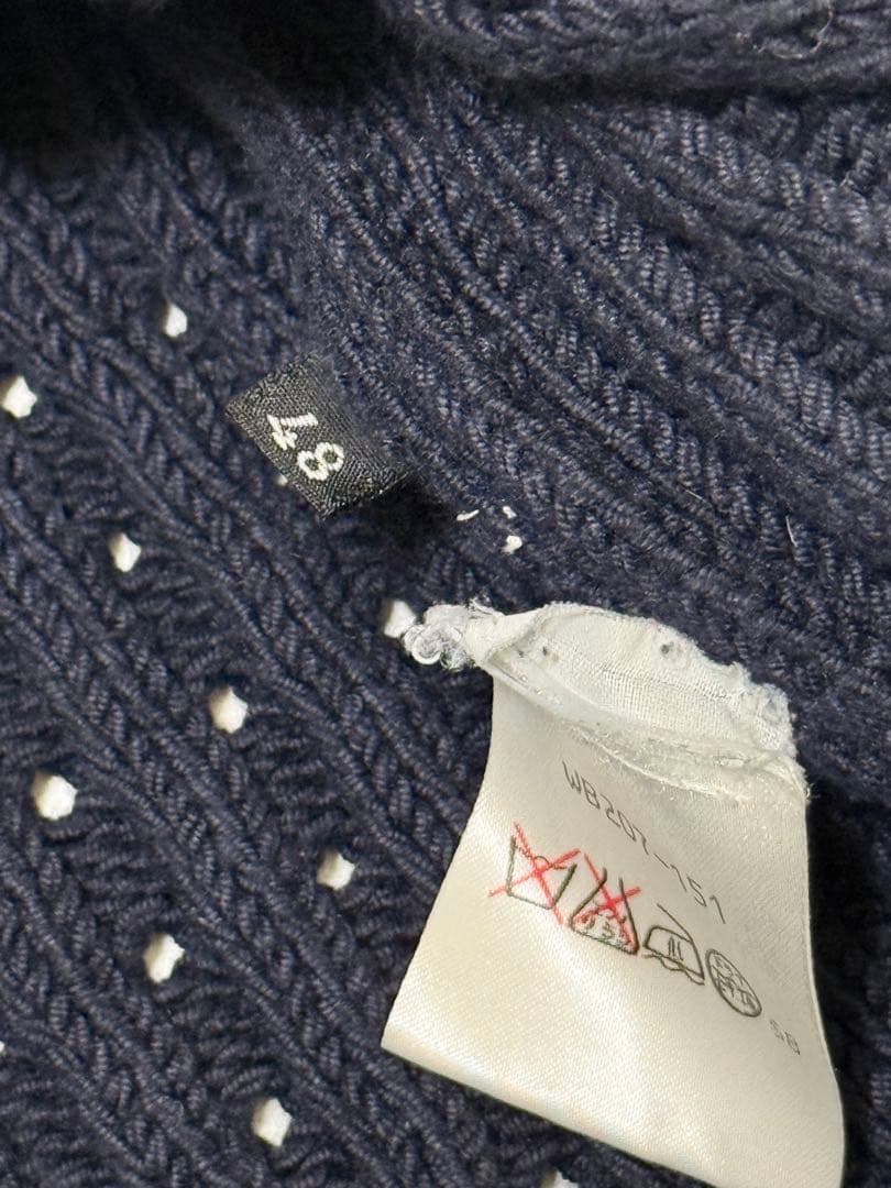 希少 イタリア製 Burberry Prorsum ドライバーズニット