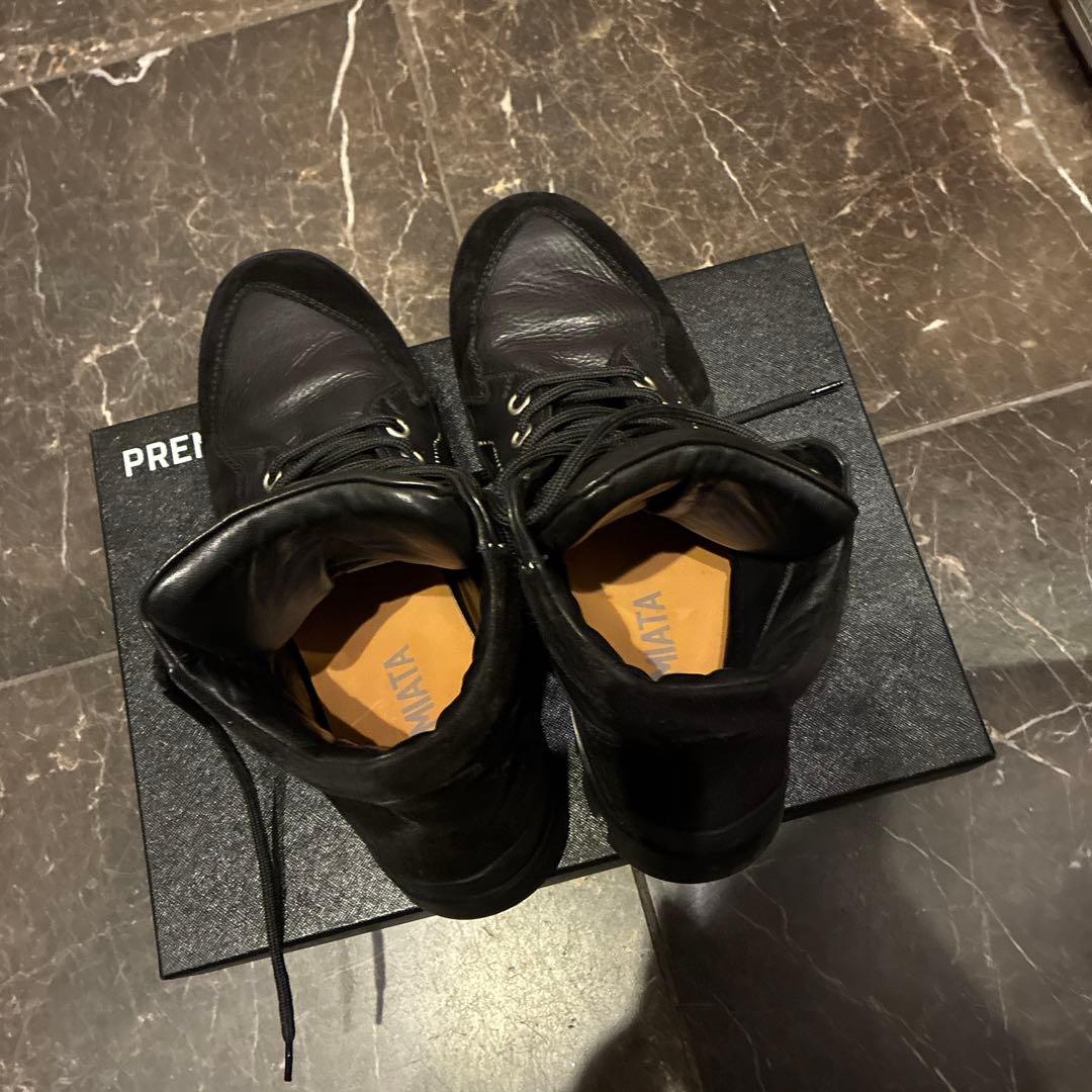 PREMIATA ブラック ハイカットブーツ　サイズ7（26cm）