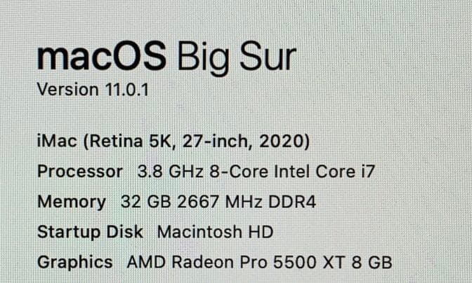 Apple iMac 27インチ