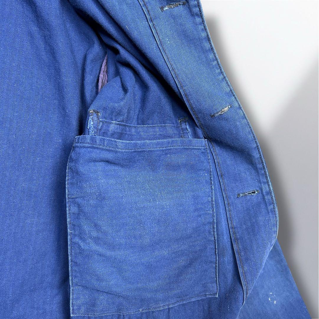 70~80's' alsecco ワークジャケット ペンキフェード ドイツ製