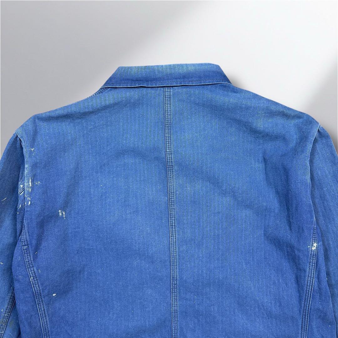 70~80's' alsecco ワークジャケット ペンキフェード ドイツ製