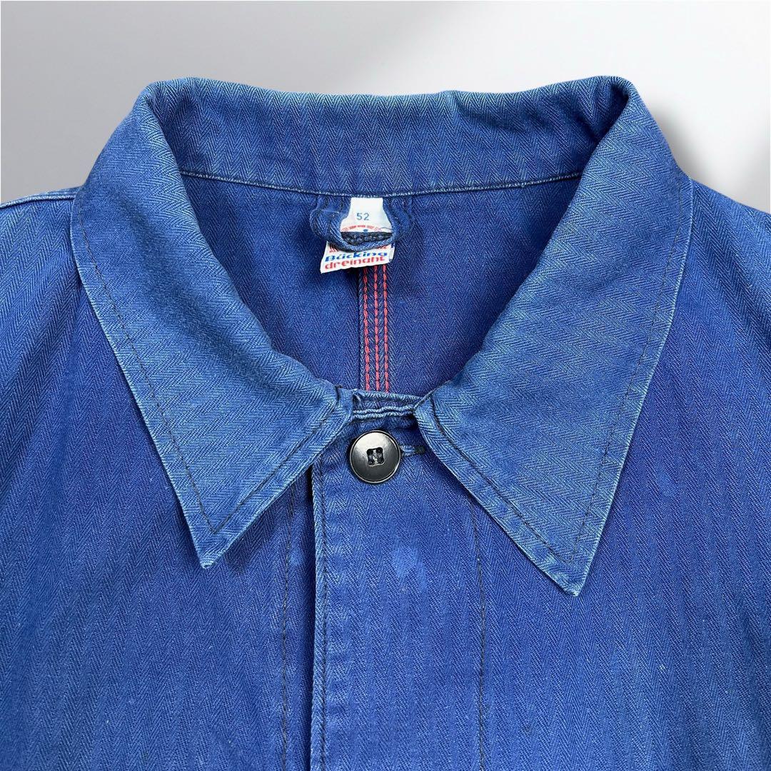 70~80's' alsecco ワークジャケット ペンキフェード ドイツ製