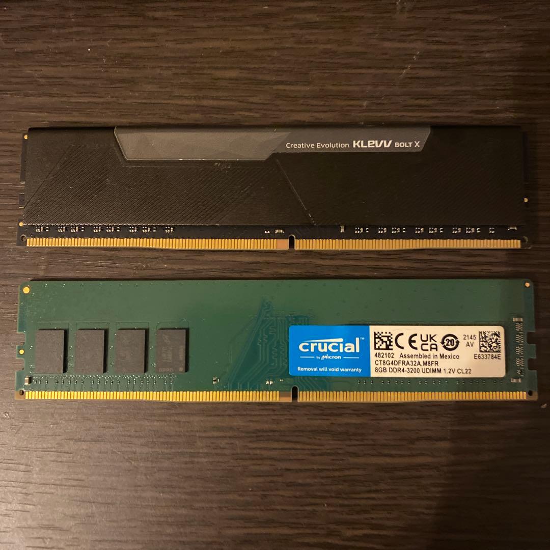 PCメモリ 288Pin DDR4 3200 PC4-25600 8GB