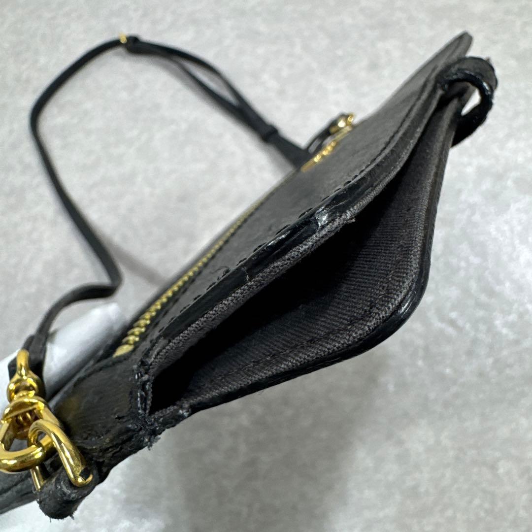 FENDI レザー タブレットケース ショルダーストラップ ギャランティカード付