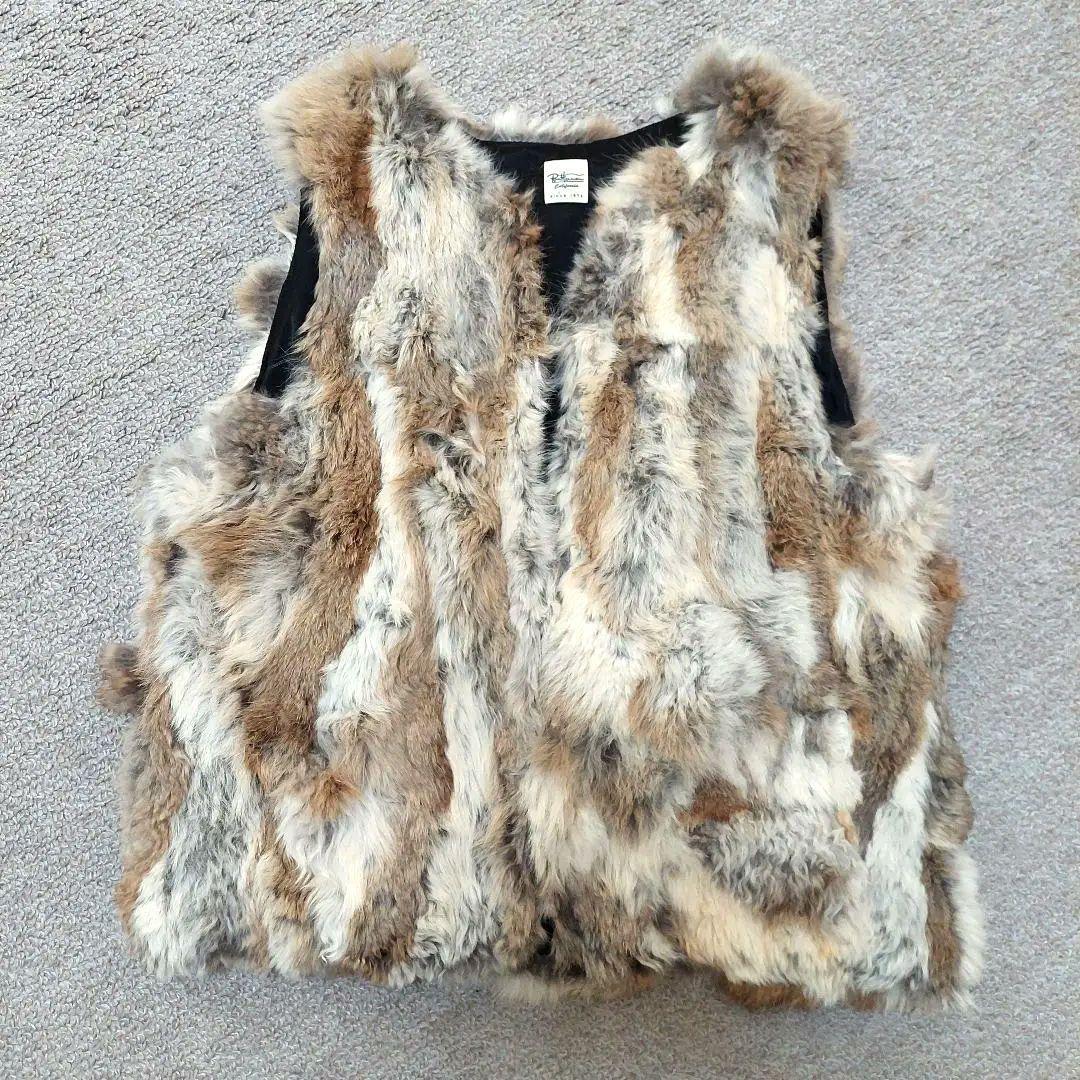 ロンハーマン　 リアルファー ベスト ラビット　S　極美品✨