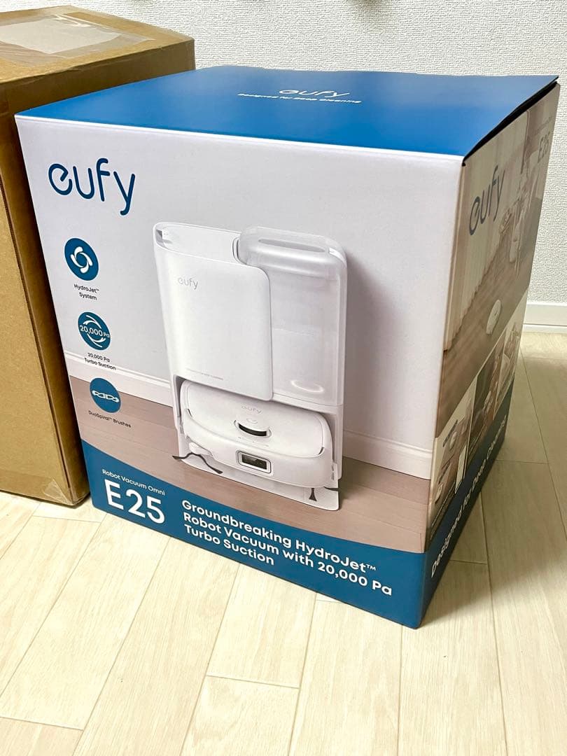 Eufy Robot Vacuum Omni E25 ホワイト＋ダストバッグ3
