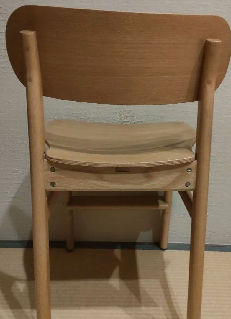 アクタス★学習椅子 サークルシリーズ チェア オーク無垢　高さ調整椅子