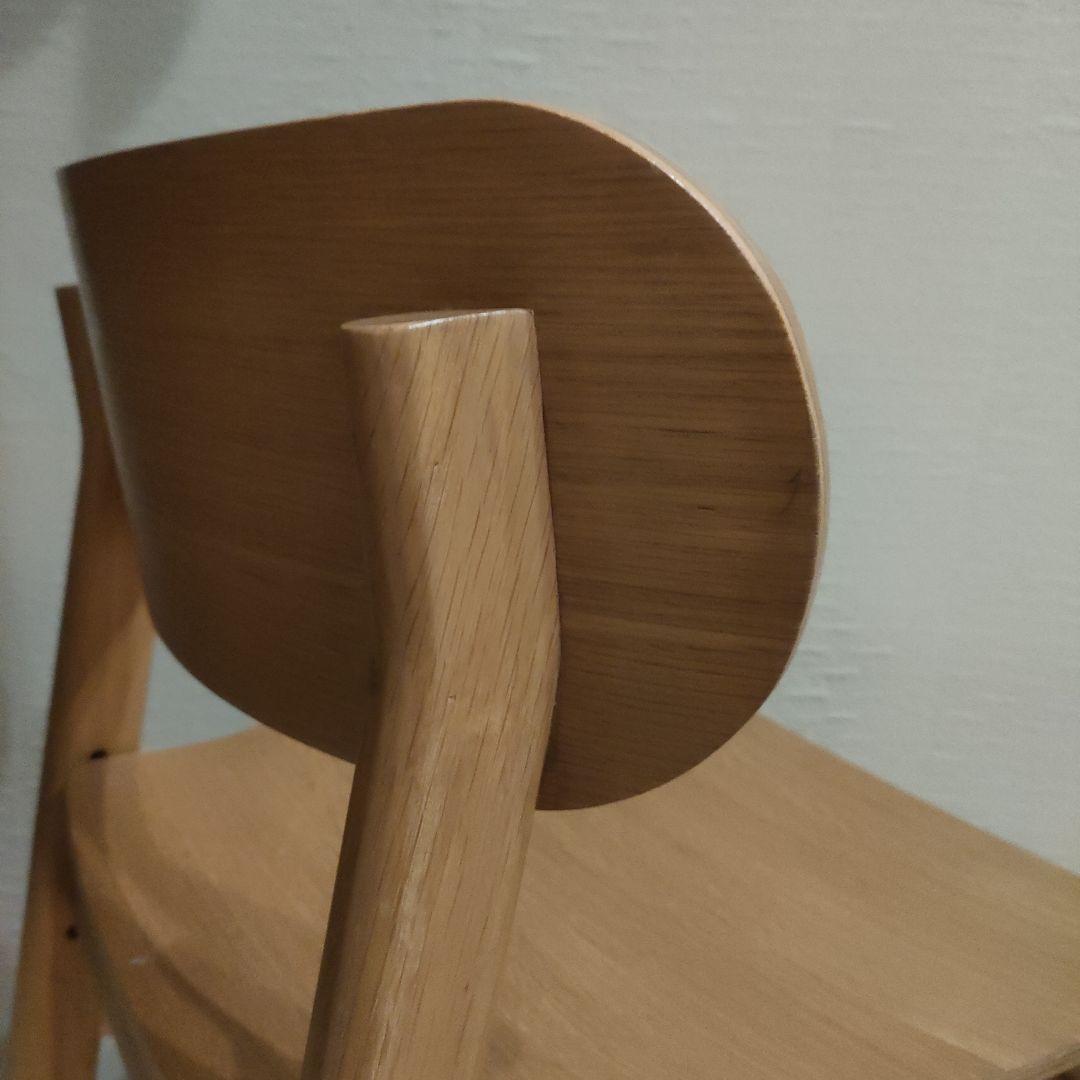 アクタス★学習椅子 サークルシリーズ チェア オーク無垢　高さ調整椅子