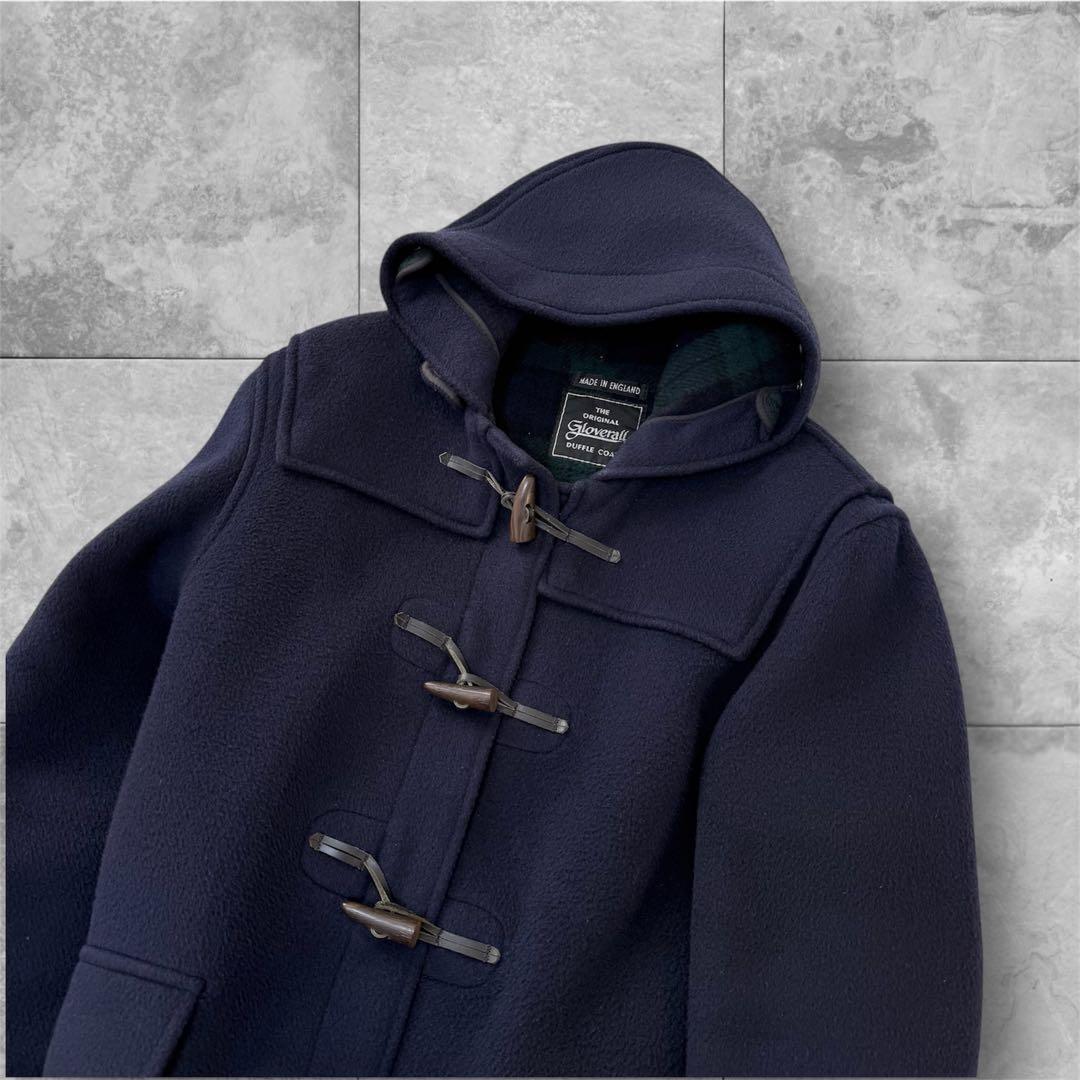 Gloverall グローバーオール ダッフルコート ネイビー