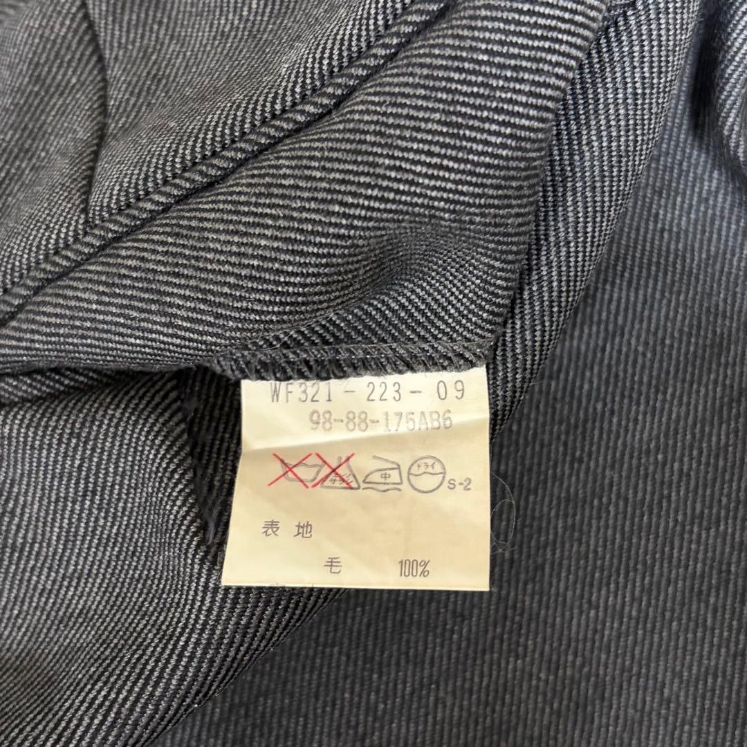 【モヘア】バーバリーズ スーツ セットアップ ダブル 2B グレー L