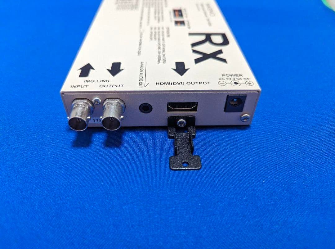 ②美品イメージニクスCRO-H26R HDMI 映像音声信号 同軸延長器・受信器