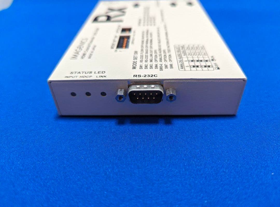 ②美品イメージニクスCRO-H26R HDMI 映像音声信号 同軸延長器・受信器