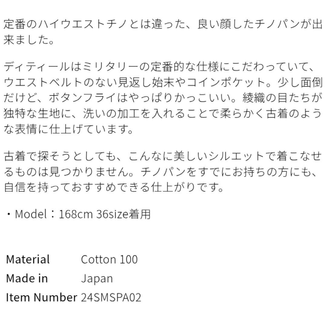 THE SHINZONEチノパン36
