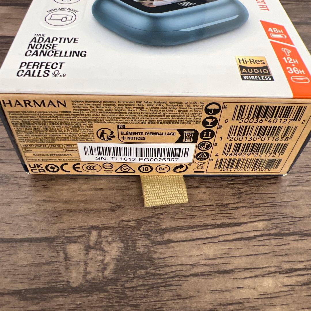 262099 JBL LIVE BEAM 3 ワイヤレスイヤホン