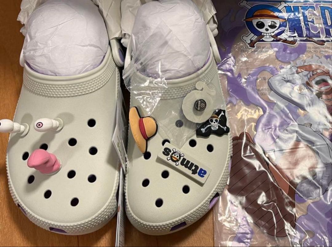 ワンピース × アトモス ギアファイブ クラシック ラバーアウトソール クロッグ