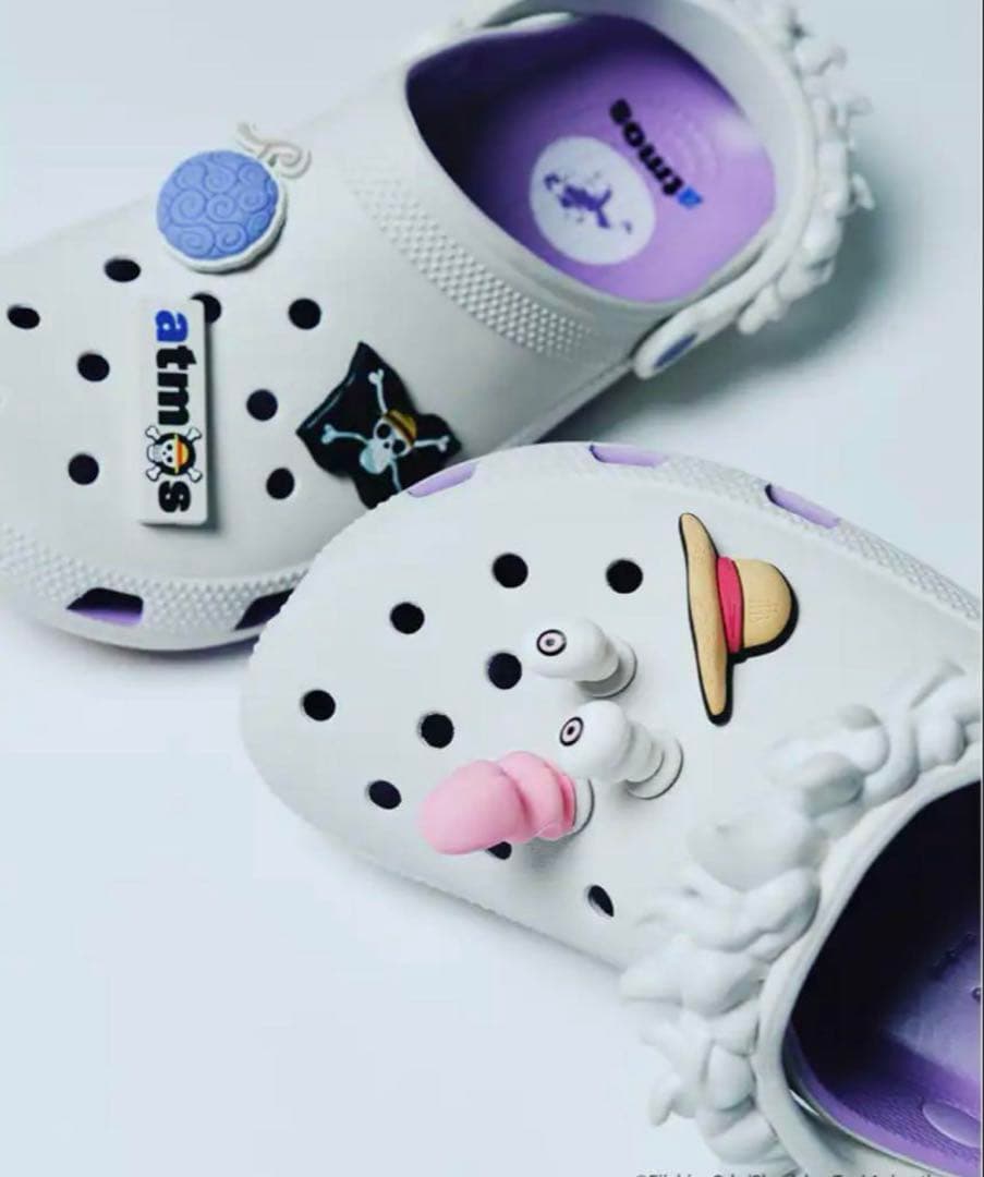 ワンピース × アトモス ギアファイブ クラシック ラバーアウトソール クロッグ