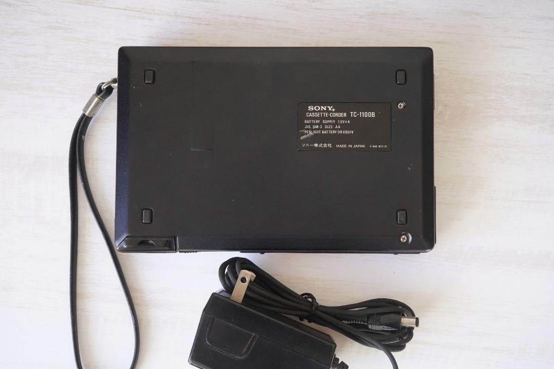 動作品 SONY カセットレコーダー・TC-1100B 日本製カセットプレーヤー