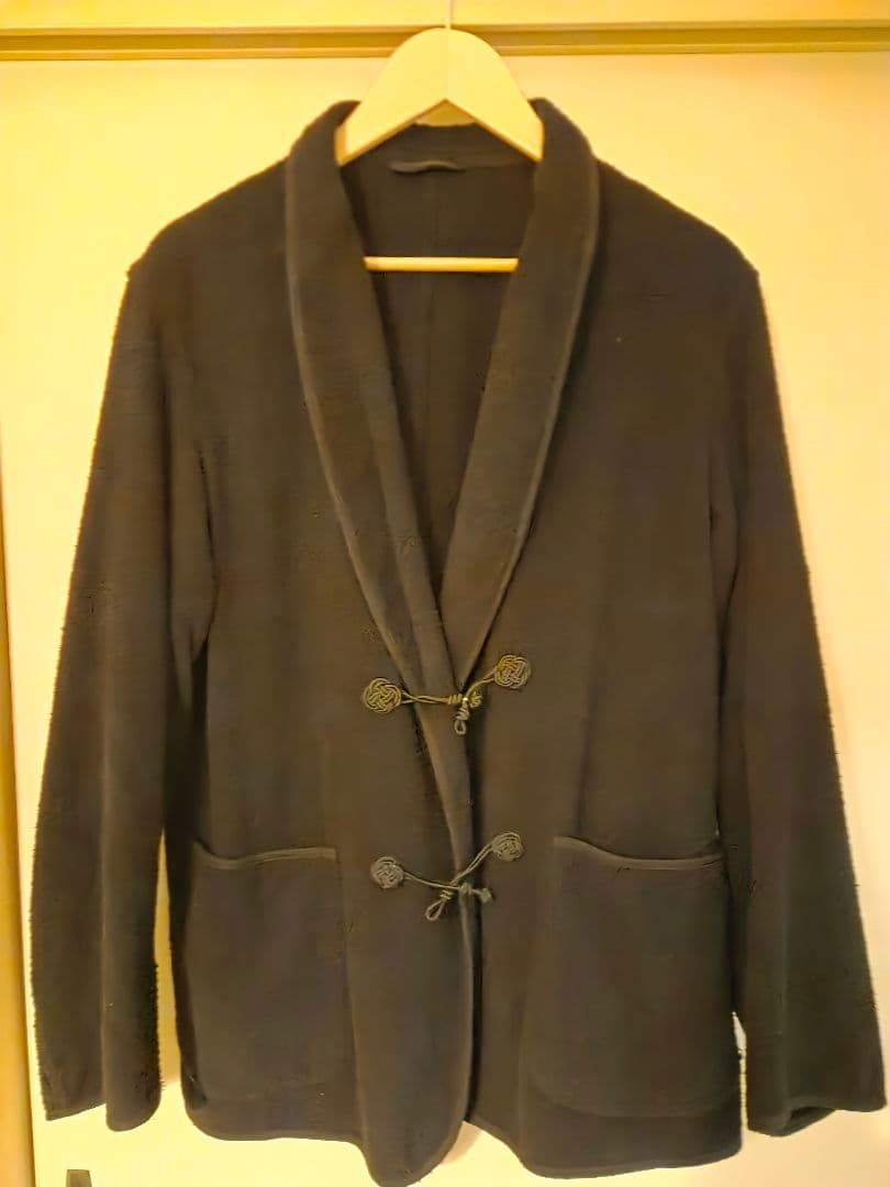 最終値下げ comoli コモリ 22ss シルクパイルスモーキングジャケット