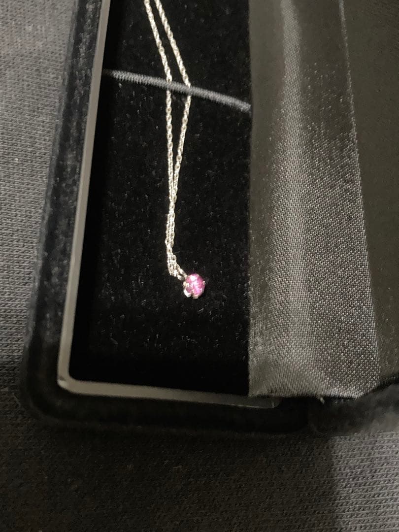 ロードライトガーネット　プラチナ＆ロジウムコーティング　 Jewellery