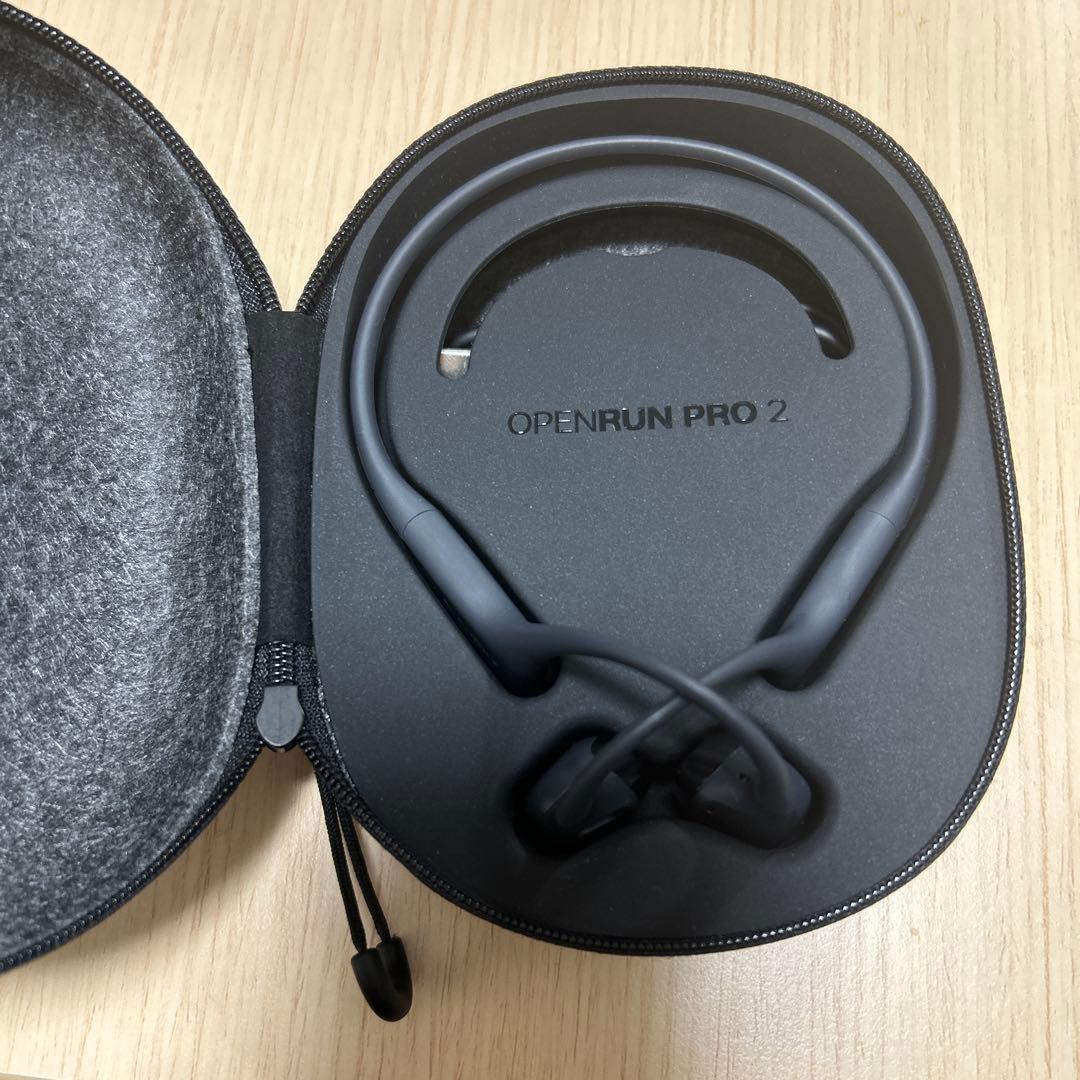 shokz OPENRUN PRO 2 骨伝導イヤホン ブラック
