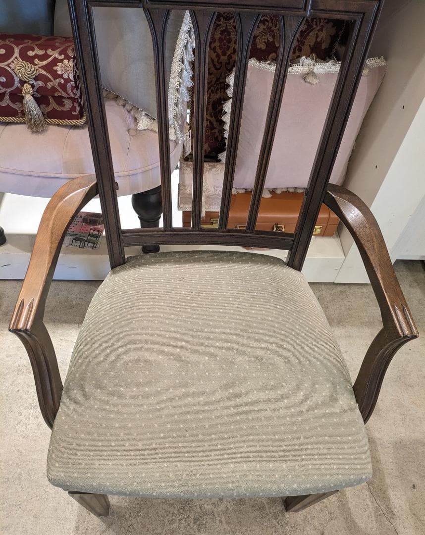 i9【最高級】カリモク domani ドマーニ ダイニングチェア アームチェア