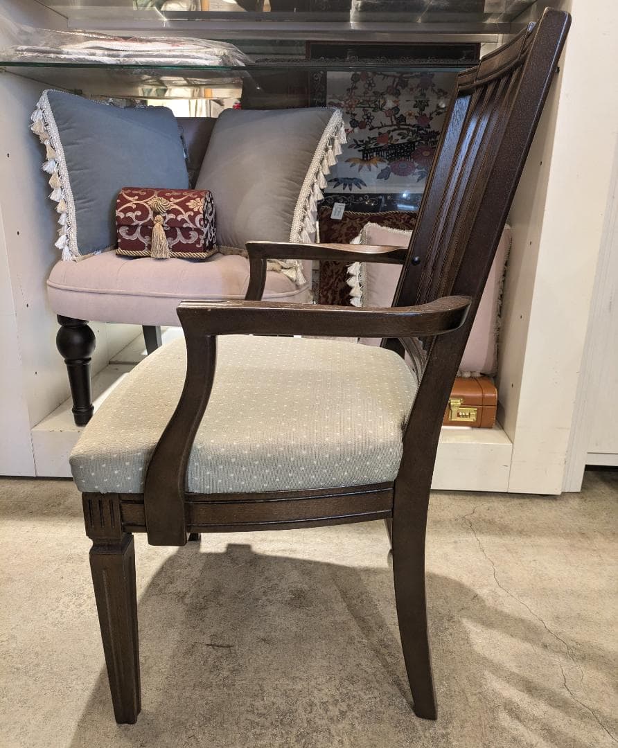 i9【最高級】カリモク domani ドマーニ ダイニングチェア アームチェア