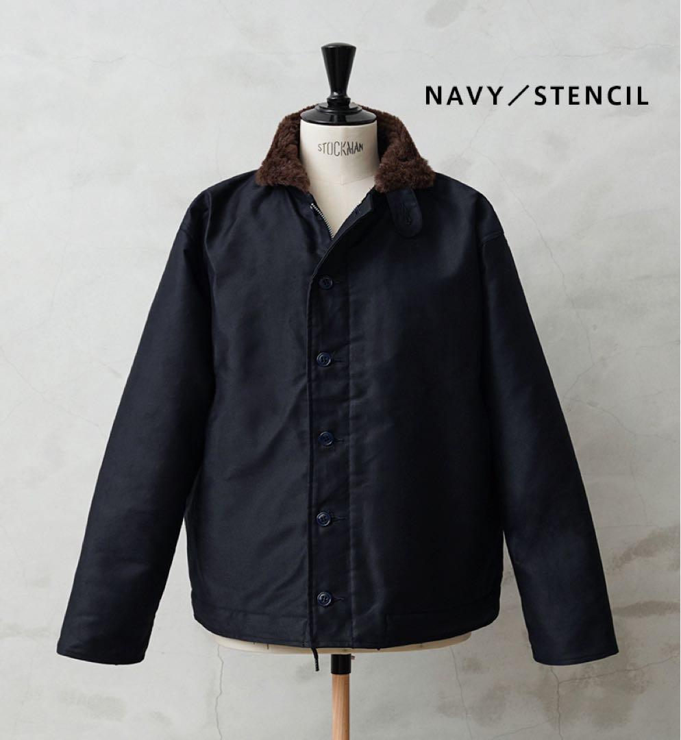 【即完】WAIPER ワイパー N-1 デッキジャケット ネイビー アルパカ
