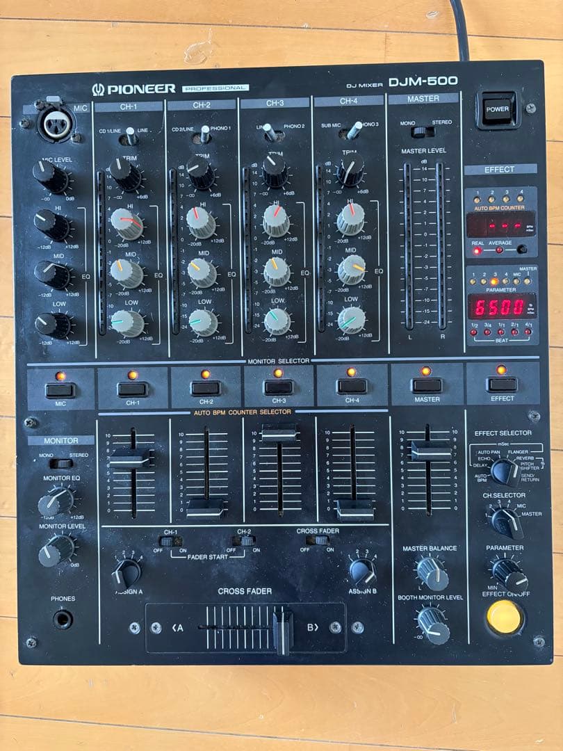 ス*ー様 ojun　名機　パイオニア　DJミキサー　DJM-500　動作品