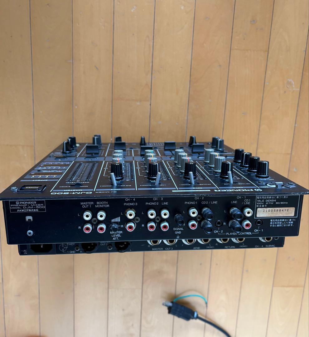 ス*ー様 ojun　名機　パイオニア　DJミキサー　DJM-500　動作品