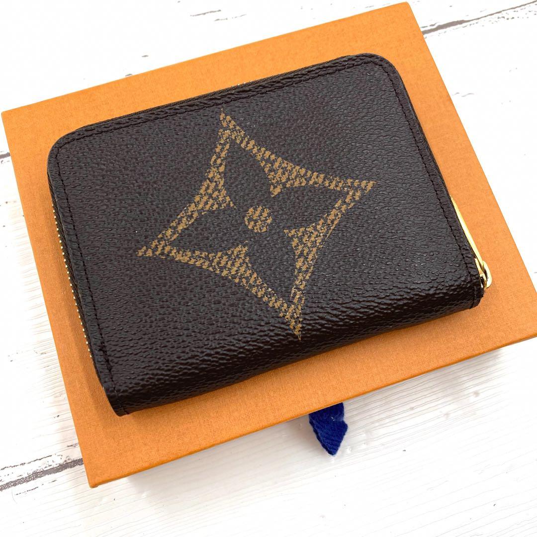 【極美品・IC】ルイヴィトン ジャイアント モノグラム ジッピー パース