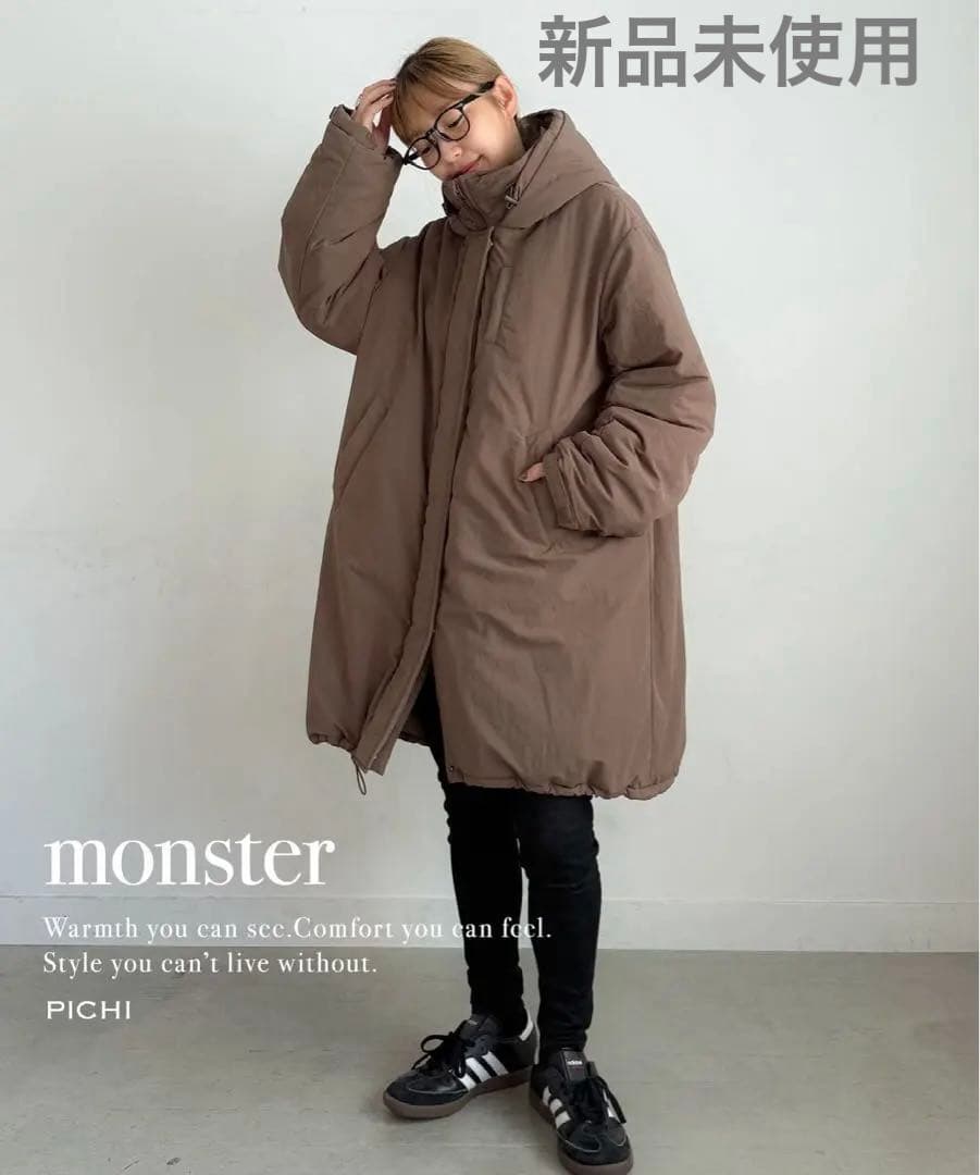 今季新品PICHI モンスターコート オーバーコート モンスターダウン