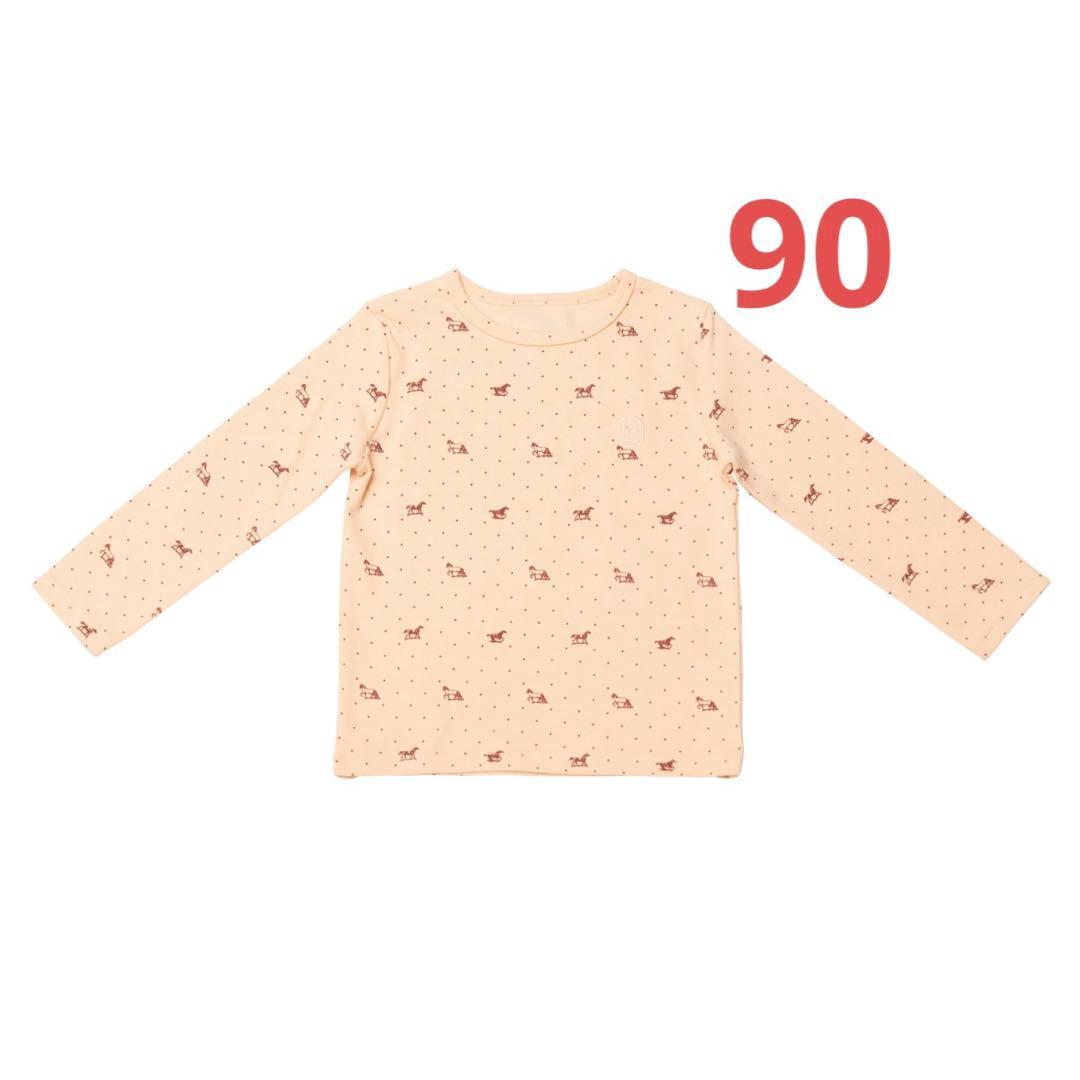 トップス house on the hill L/S Tee (Brown Horse)