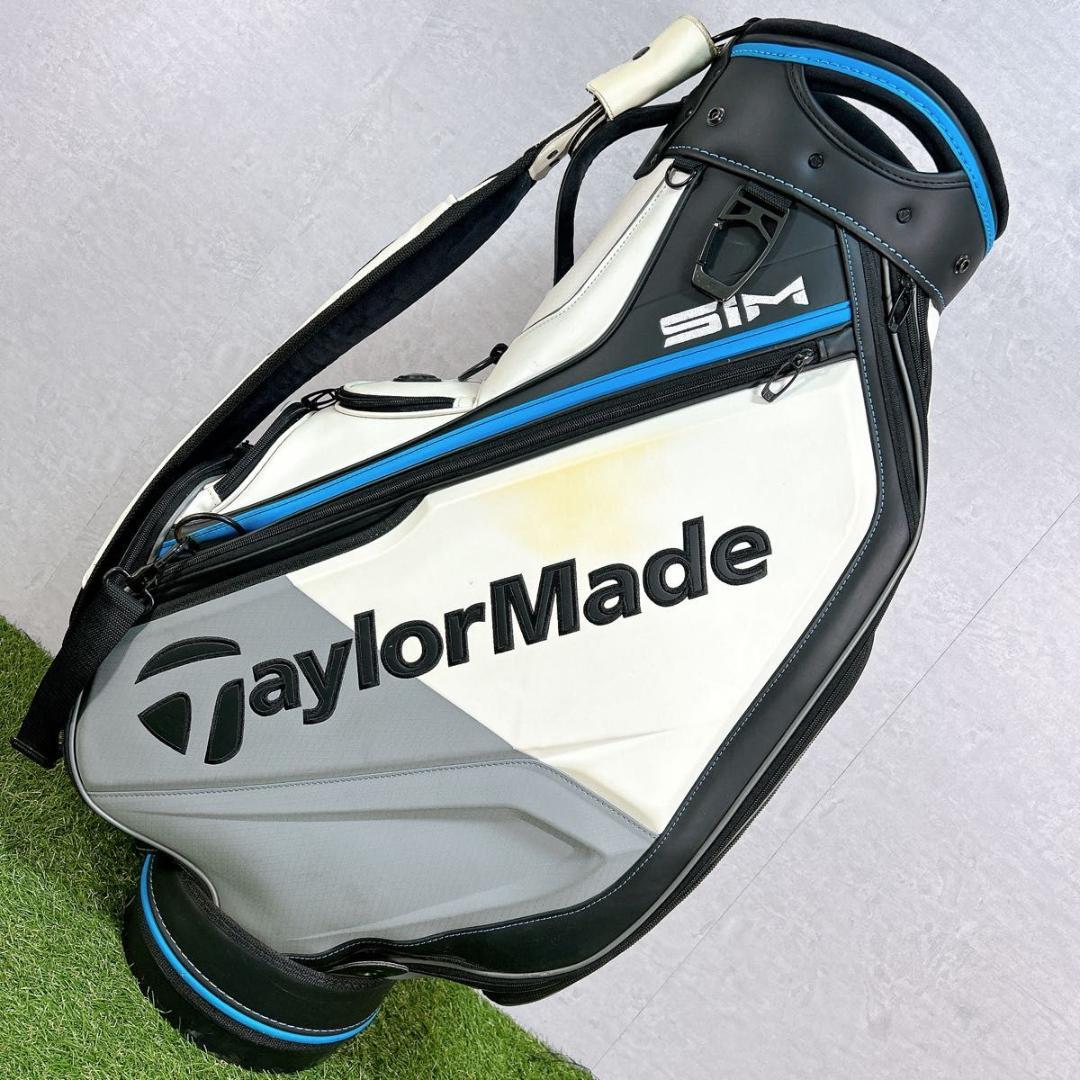 SIM シム　テーラーメイド メンズ ゴルフ キャディバッグ ブルー　青