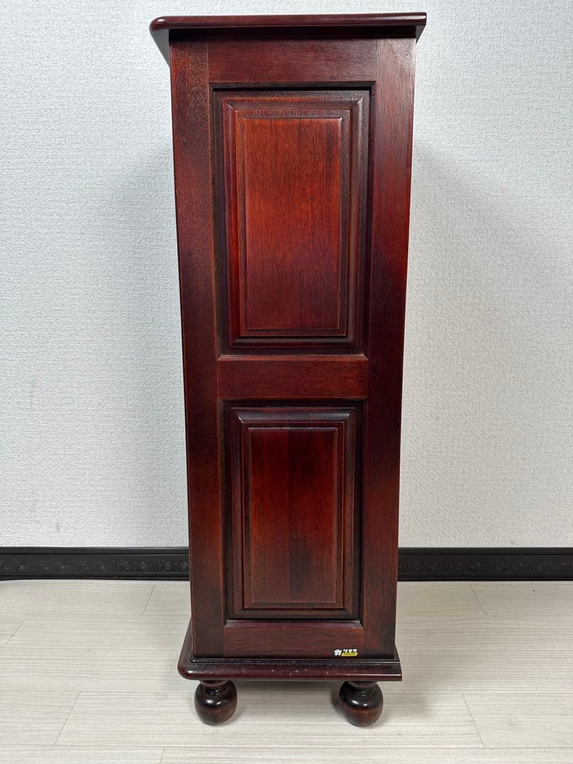 オールド カリモク 高級 天然木材 五段スリッパラック ※i4※