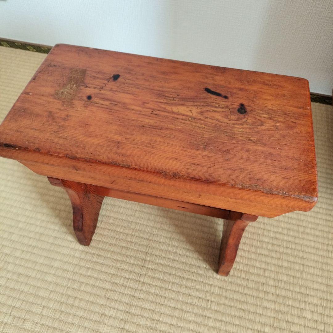 イギリスアンティーク　ロースツール　英国アンティーク木製チェア