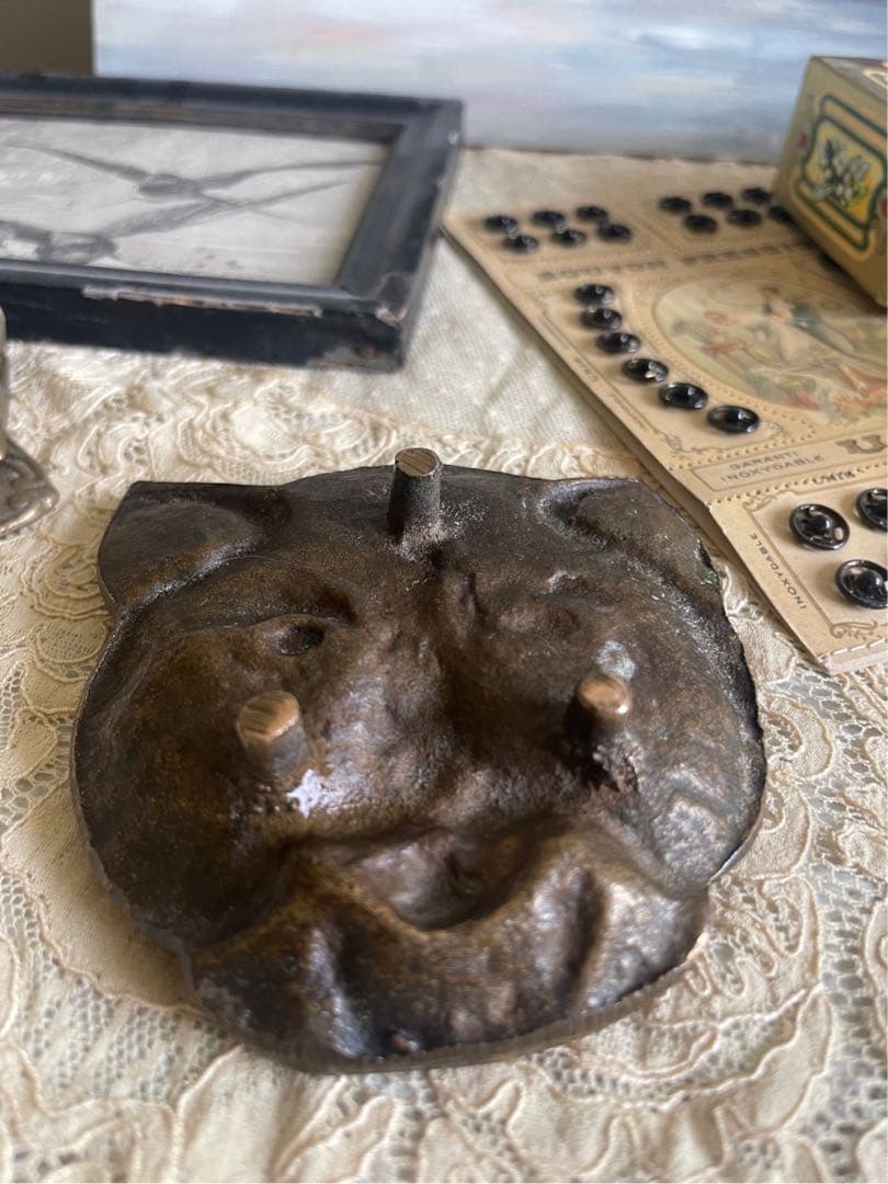 yu_and_a【き1】30 フランスアンティーク　ブロンズ　猫