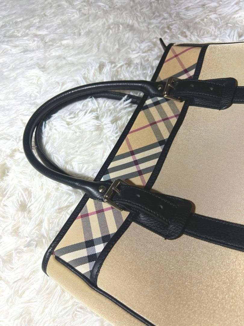 希少✨バーバリー ビジネスバッグ ブリーフケース ノヴチェック A4収納可