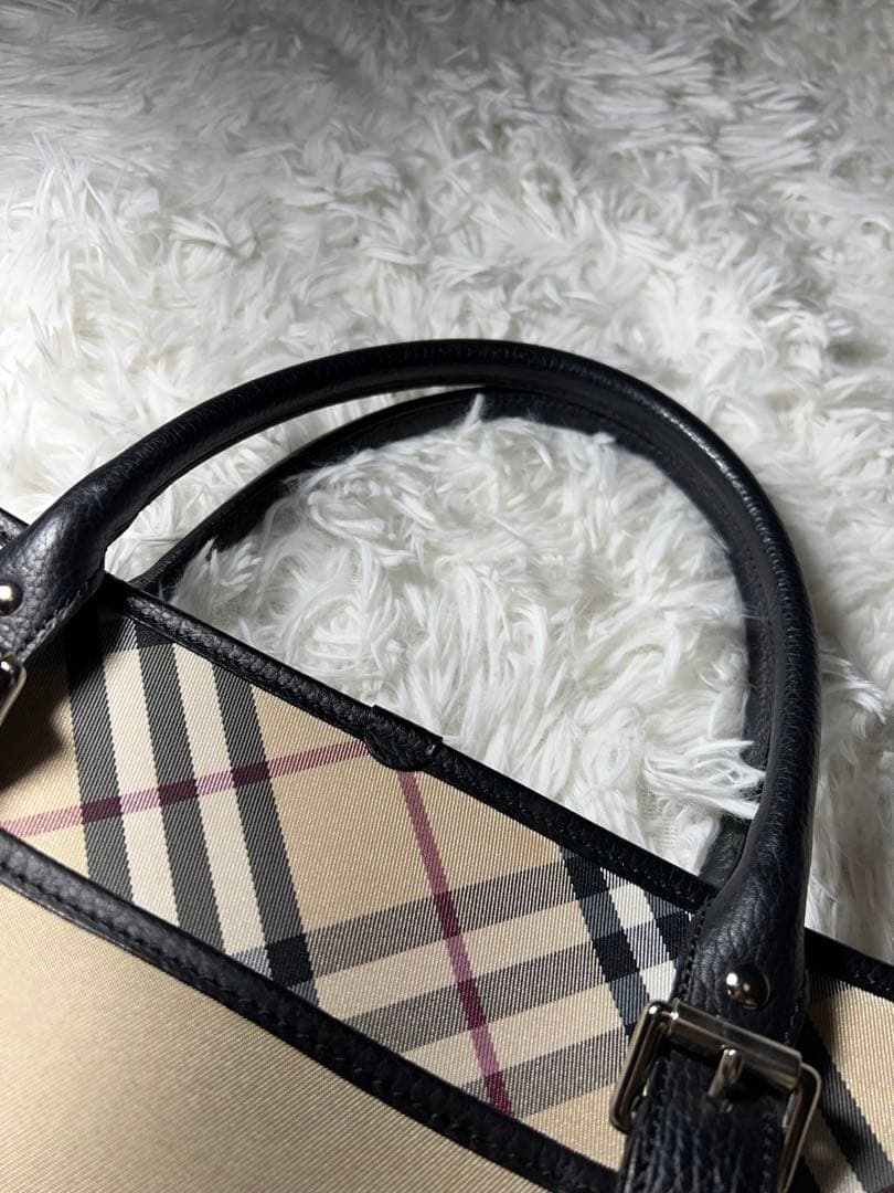 希少✨バーバリー ビジネスバッグ ブリーフケース ノヴチェック A4収納可