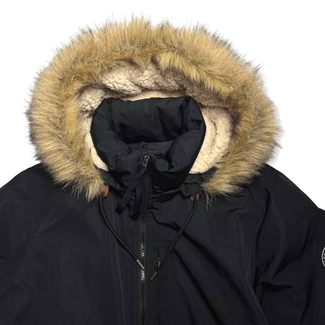 Abercrombie&Fitch｜ブラックミリタリージャケットXL平成Y2k