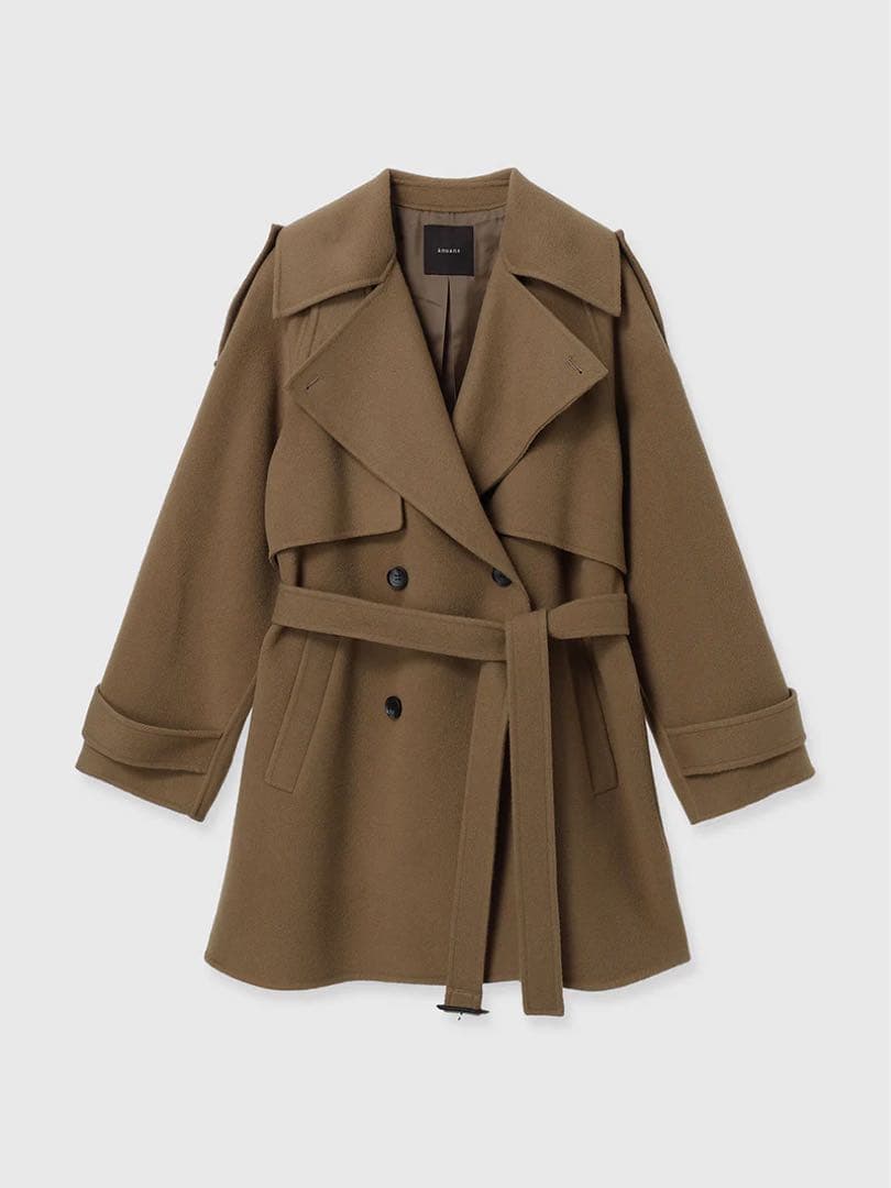 ✨️最終お値下げ✨️ anuans リバーウールミドルトレンチコート